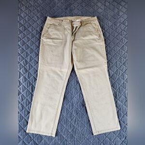 Womens A.N.A. Cropped Chino Pant Sz 12